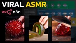 สร้างวิดีโอไวรัลแนว ASMR แบบอัตโนมัติ | n8n Template